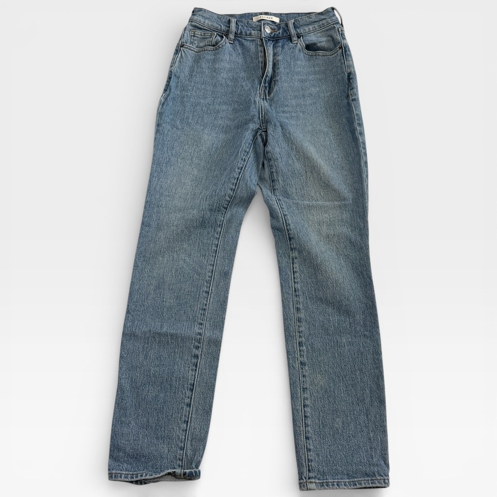 PacSun Stretch Icon Mom Denim Blue Jeans‎ Medium Wash Cotton Blend Stretch Sz 25